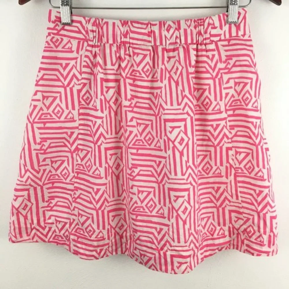 J.Crew Multi-Print Skirt